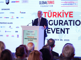 Özyeğin Üniversitesi Rektörü Prof. Dr. Barış Tan, Üniversitemizin Global Turks Vakfı İş Birliğinde Gerçekleştirdiği “Global Liderlik Akademisi” Lansmanına Katıldı